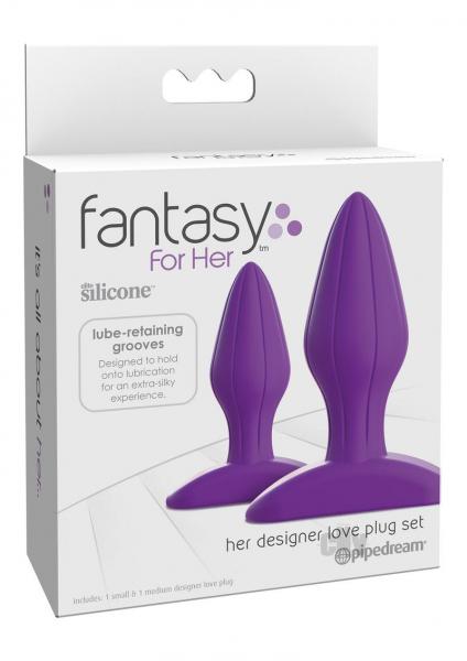 Fantasy For Her Designer Love Plug Set Purple Sex Toy Product