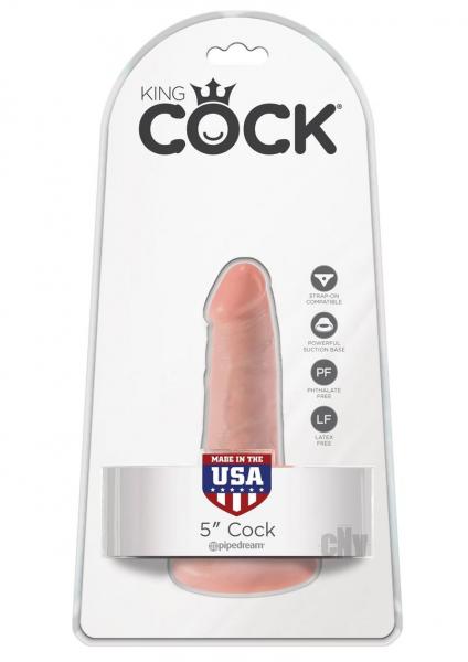 King Cock 5" Dildo - Beige Sex Toy Product