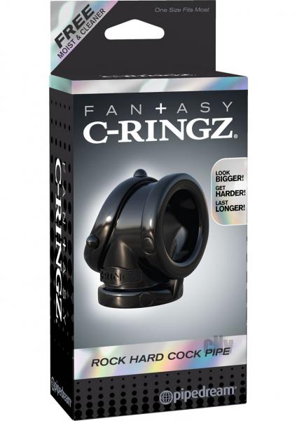 Fantasy C-Ringz Rock Hard Cock Pipe Black Sex Toy Product