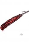 Rouge Leather Handle Flogger Red Black