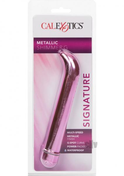 Metallic Shimmer G Pink Vibrator Sex Toy Product