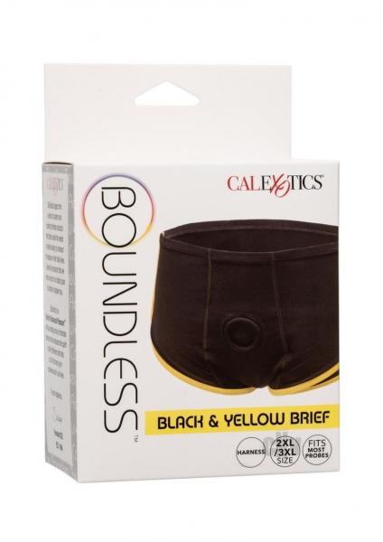 Boundless Boxer Brief - Black/yellow