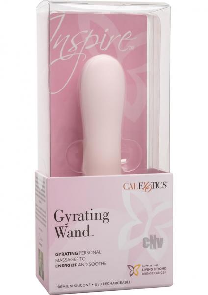 Inspire Gyrating Wand Pink Vibrator Sex Toy Product