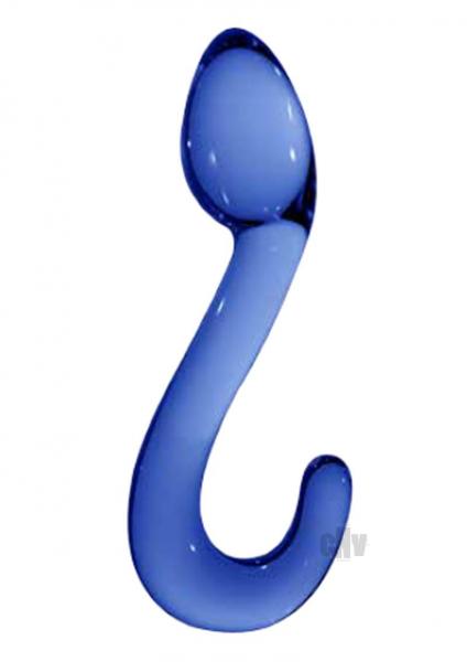Chrystalino Champ Wand Blue Glass