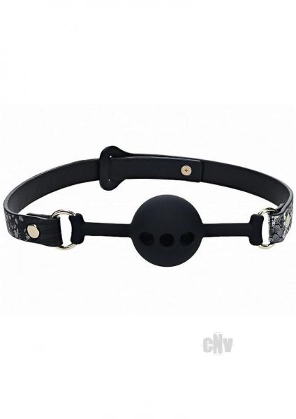 Ouch! Florence Collection Silicone Ball Gag Black