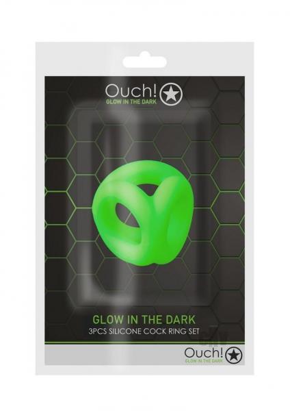 Ouch Cock Ring Ball Strap Gitd