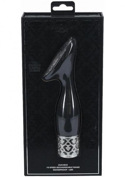 Royal Gems Duchess Silicone Rechargeable Vibrator Black