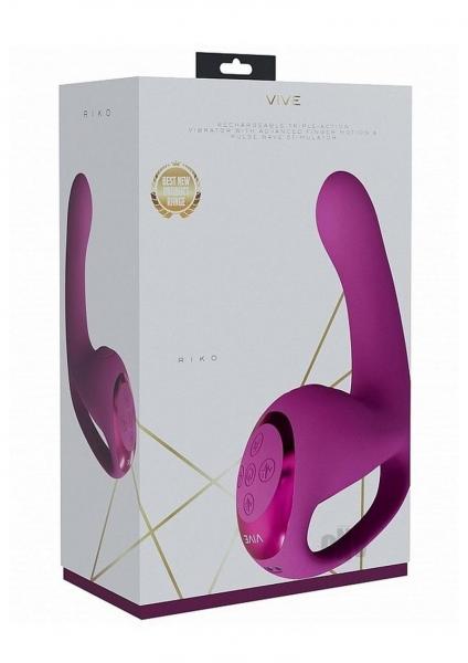 Vive Riko Rechargeable Triple Motor Thumper With Advanced Finger Motion And Pulse Wave Stimulator Pi