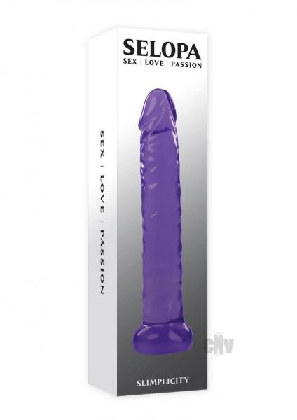 Selopa Slimplicity 6 In. Jelly Dong Purple