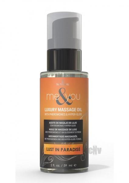 Me & You Massage Oil Lust In Paradise 2 Oz