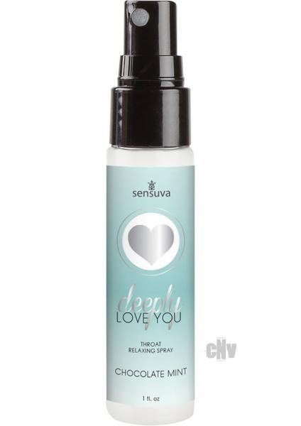 Deeply Love You Throat Spray Chocolate Mint 1oz Sex Toy Product