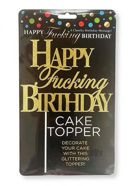 Happy F'ing Birthday Cake Topper