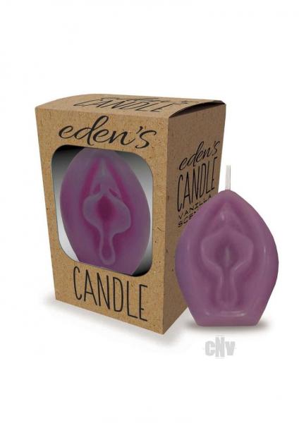 Eden's Vagina Candle Eggplant