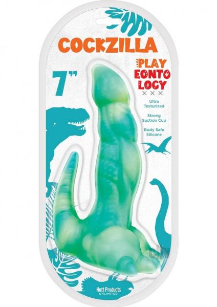 Playeontology Reptile Series Cockzilla 7 In. Silicone Dildo