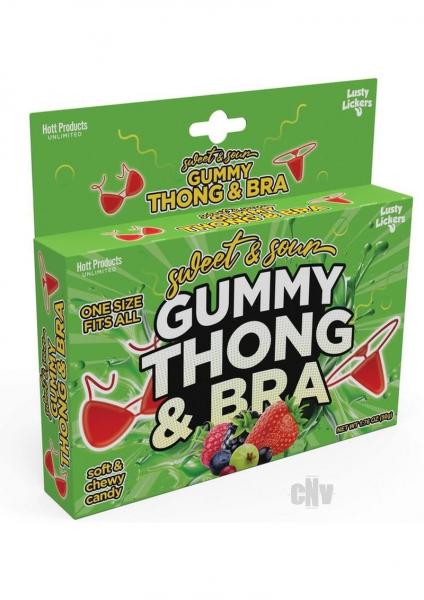 Sweet & Sour Gummy Thong And Bra