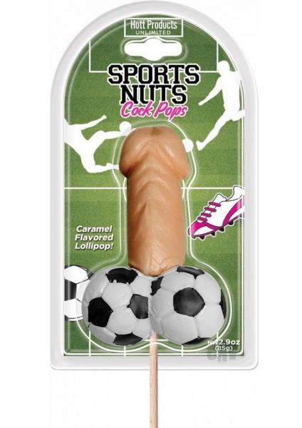 Sports Nuts Cock Pop Soccer Balls Caramel