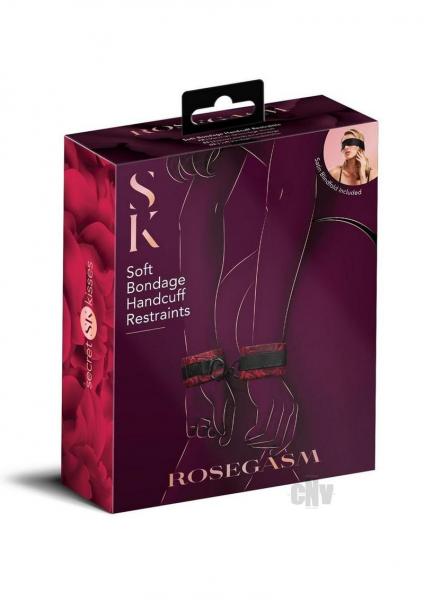 Rosegasm Cuffs W/ Satin Blindfold