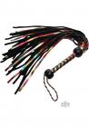 Rainbow Lambskin Leather Flogger Sex Toy Product