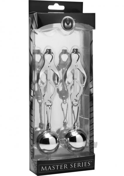 Deviant Monarch Weighted Nipple Clamps Sex Toy Product