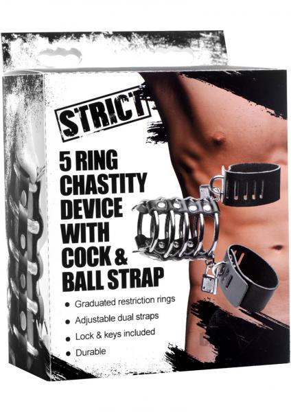 Strict Gates Of Hell Chastity Device Black Sex Toy Product