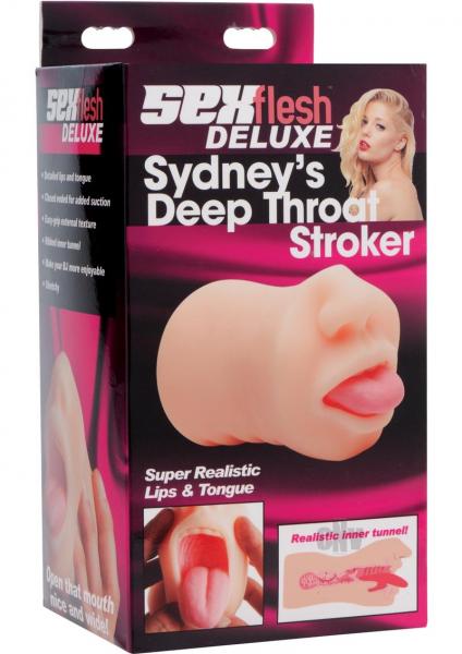 Sydney Deluxe Deep Throat Stroker Lips & Tongue Sex Toy Product