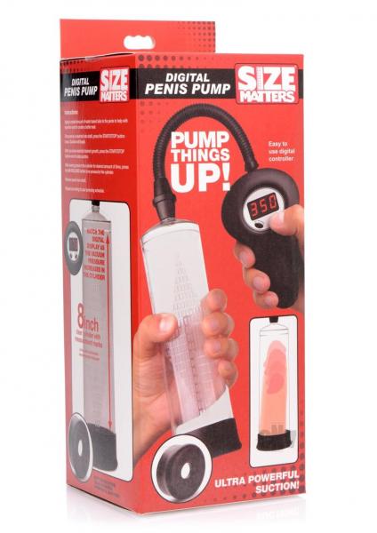 Size Matters Auto Digital Penis Pump Sex Toy Product