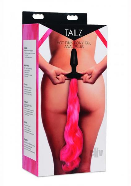 Tailz Pony Tail Anal Plug Hot Pink  Sex Toy Product