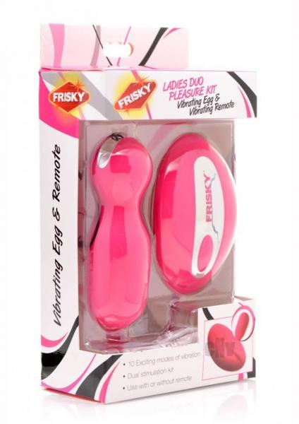 Frisky Duo Pleasure Kit Vibe Egg And Rem