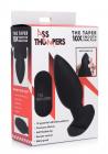 Ass Thump Taper 10x Plug Blk Sex Toy Product