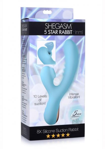 Inmi 5 Star 8x Suction Rabbit Teal