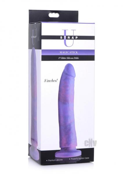 Strap U Magic Stick Glit Dildo 8 Purple Image 2