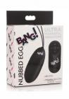 Bang 28x Nubbed Silicone Egg Black Image 2