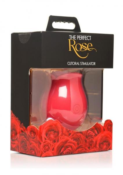 The Perfect Rose Clitoral Stimulator - Red
