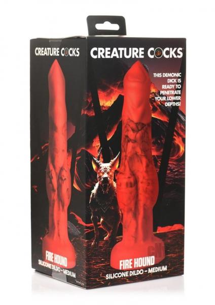 Fire Hound Silicone Dildo – Medium