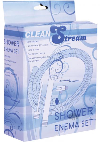 Clean Stream Deluxe Enema Shower Set Metal Sex Toy Product