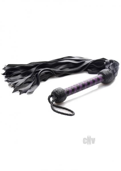 Strict Leather Premium Deerskin Flogger – Purple