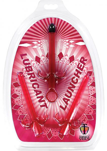 Trinity Vibes Lubricant Launchers Red 3 Pack Sex Toy Product