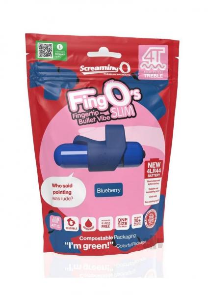 Screaming O 4t Fingo Slim Blueberry