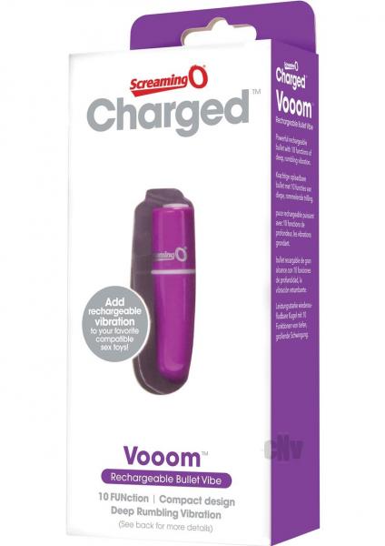 Charged Vooom Rechargeable Bullet Purple