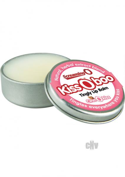 KissOboo Tingly Lip Balm Cinnamon .45oz Tin Sex Toy Product