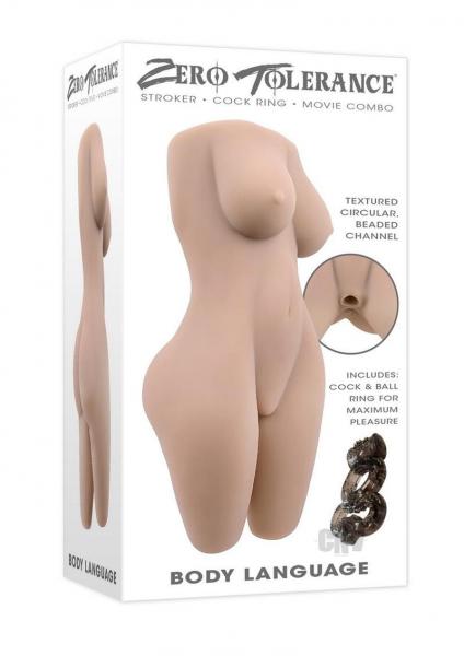 Zero Tolerance Body Language Stroker Tpe Light