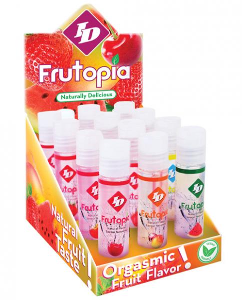 ID Frutopia Natural Lubricant Display Of 12 1oz Bottles Image 1