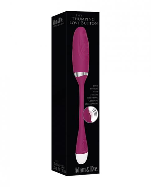 Adam & Eve Eve's Thumping Love Button – Burgundy