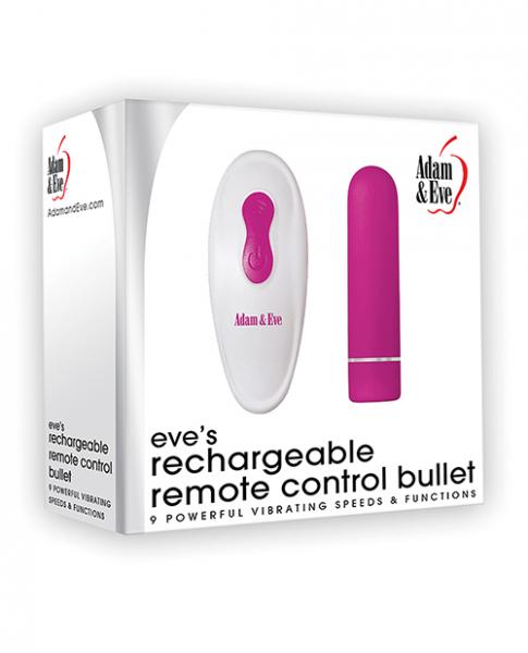 Adam & Eve Eve's Rechargeable Remote Control Bullet – Pinkwhite