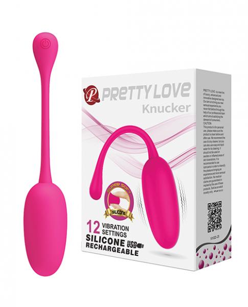 Pretty Love Knucker Remote Egg - Neon Pink Sex Toy Product