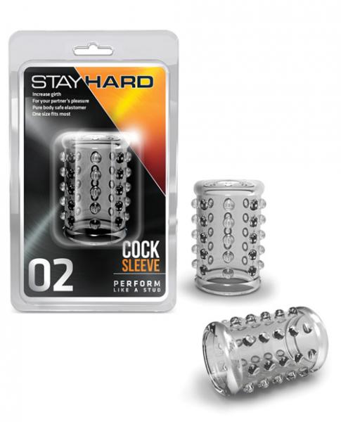 Stay Hard Cock Sleeve 02 Clear Sex Toy Product