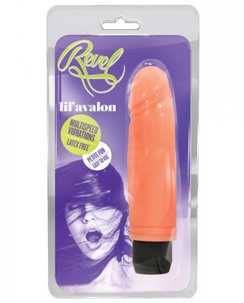 Lil Avalon Realistic Vibrating Dildo Beige Sex Toy Product