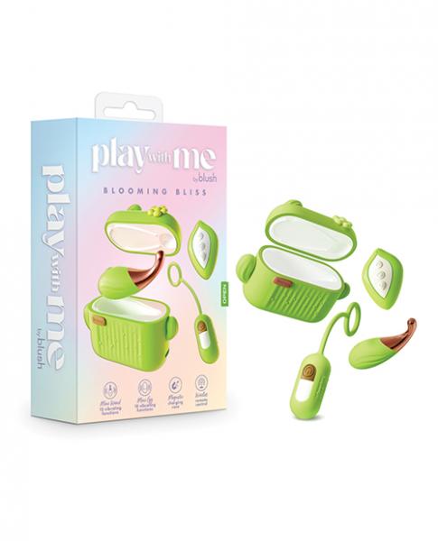 Blush Play With Me Blooming Bliss Remote Controlled Vibrating Kit – Green