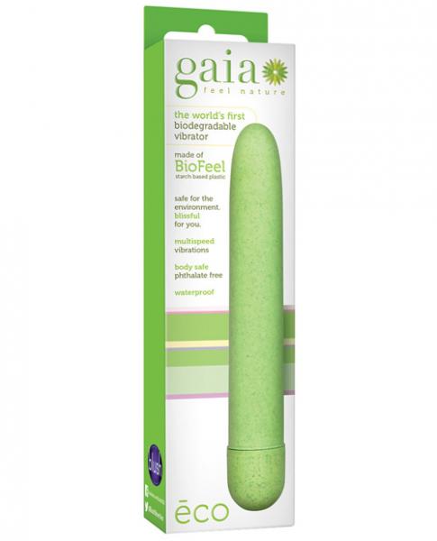 Gaia Biodegradable Vibrator Eco Green Sex Toy Product