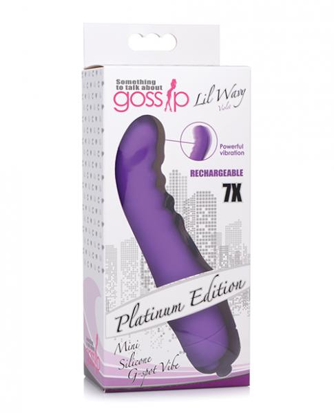 Curve Novelties Gossip Lil Wavy 7x Mini G Spot Vibe – Violet